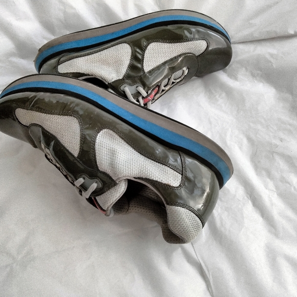 Men's PRADA Double Cup Sneaker size UK 11 us 12 authentic - Picture 11 of 16